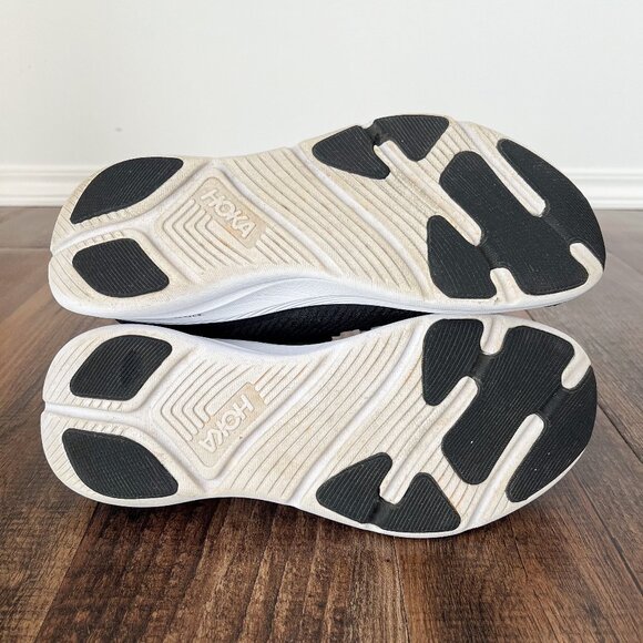 Hoka Solimar Running Shoe Athletic Sneaker Comfort Mens Size 8D Black White - Picture 11 of 14